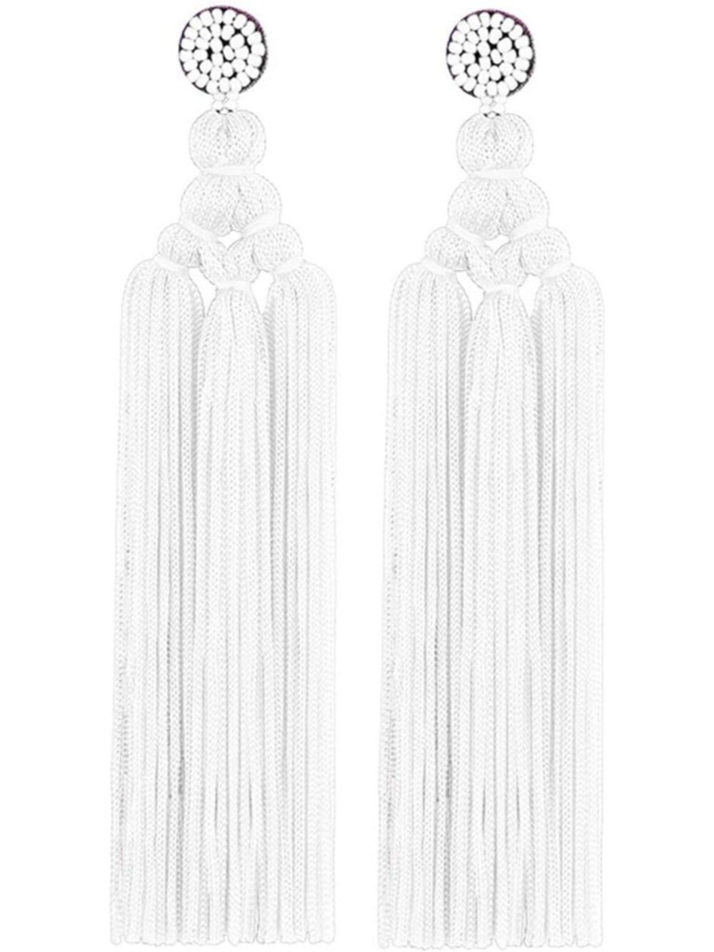 Bohemian Layered Handwoven Long Fringe Tassel Dangle Earrings for Women Boho Col